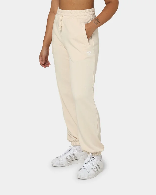 Adidas Women's Adidas Sweat Pants Wonder White Stylish Slim Trousers