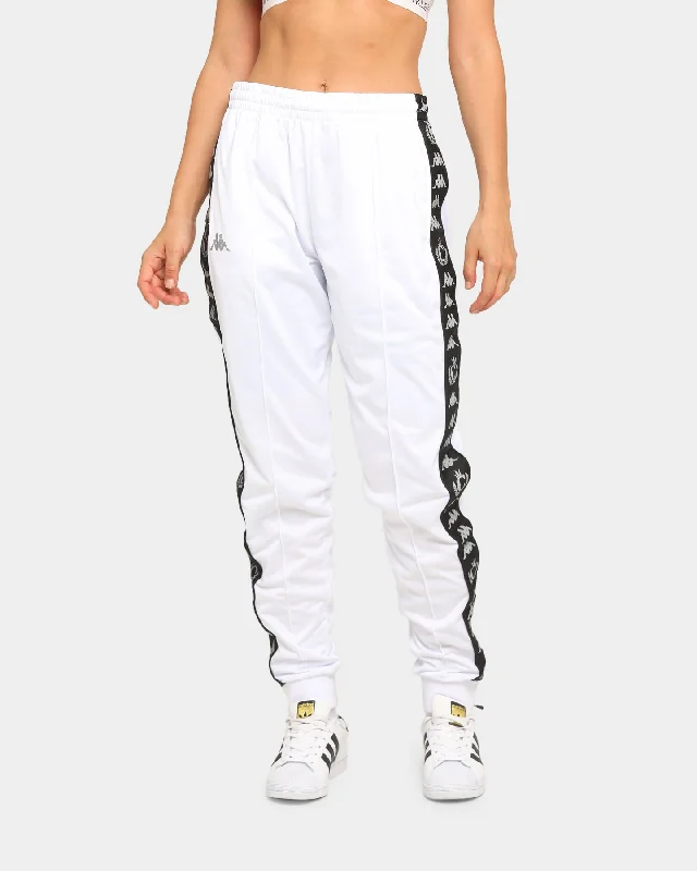Kappa Kappa X Culture Kings Authentic Fergie Track Pants White/Silver Slim Fit Casual Pants