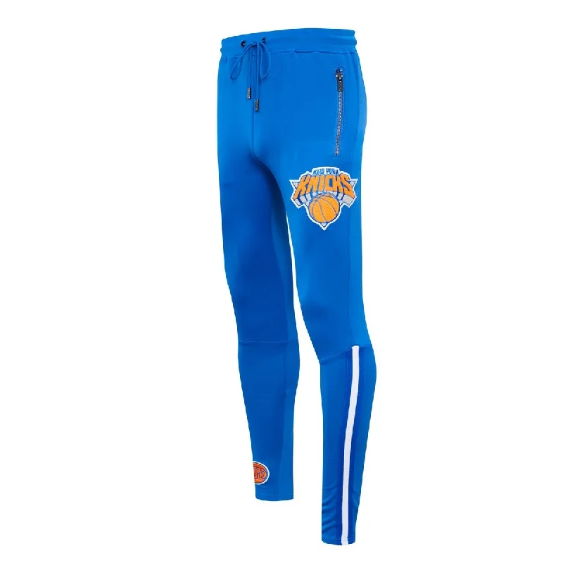 NBA NEW YORK KNICKS CLASSIC MEN'S TRACK PANT (ROYAL BLUE) Chic Black Leggings