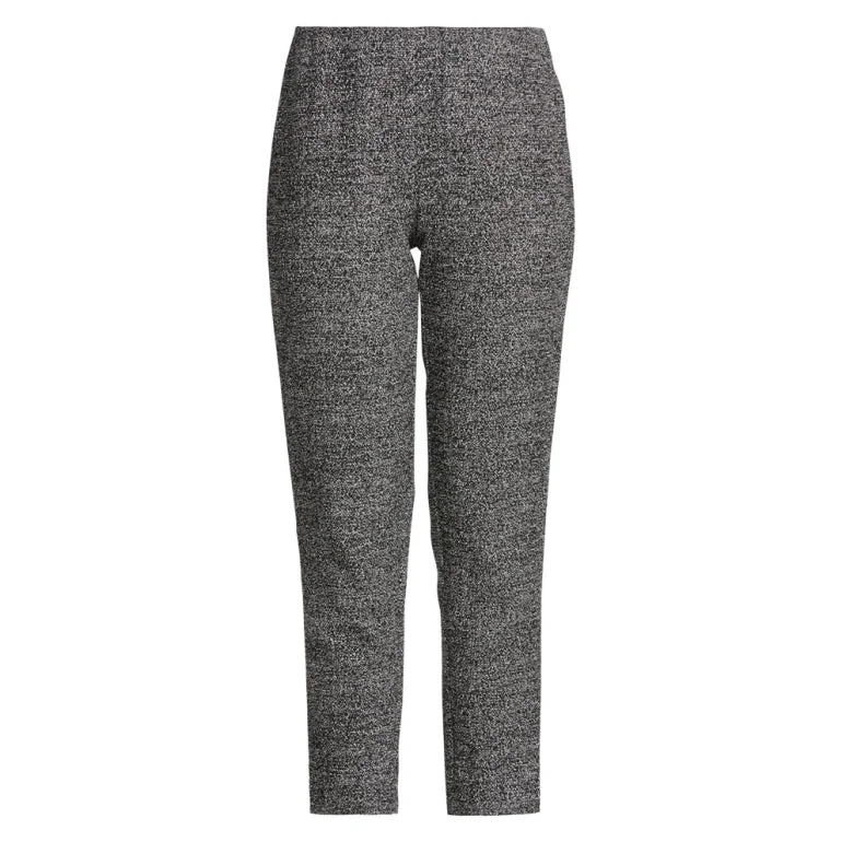 NNT Uniforms Textured Tweed Elastic Slimline Pant (CAT3NW)-Clearance Cozy Maternity Pants