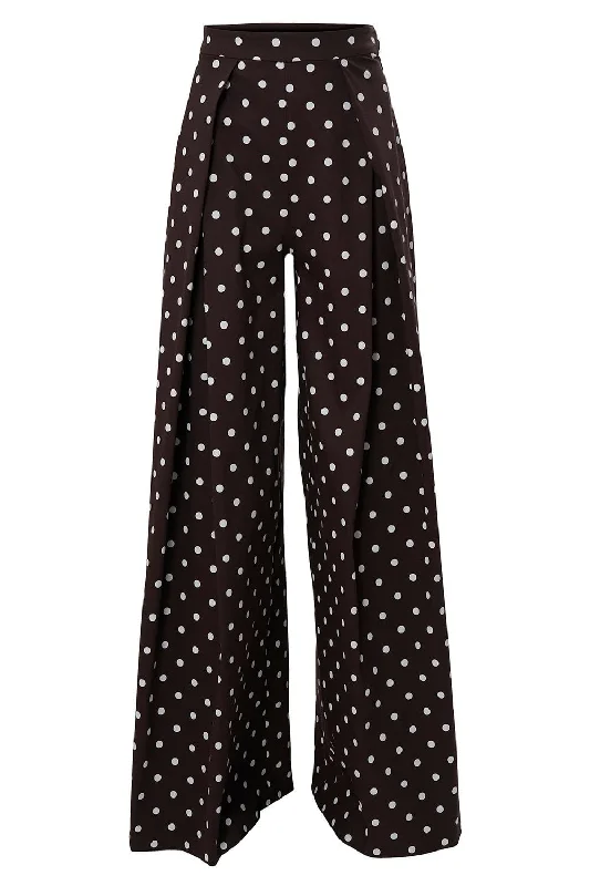 Wide Leg Pleated Pant Soft Wool Pants