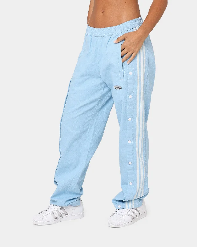 Adidas Denim Pants Clear Blue Comfy Cargo Trousers