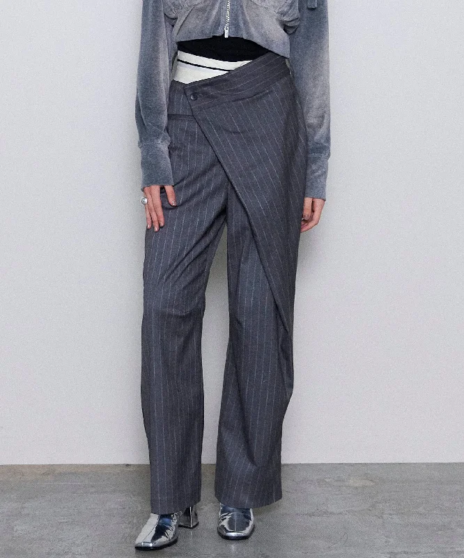 Asymmetry Cocoon Pants Fashionable Work Pants