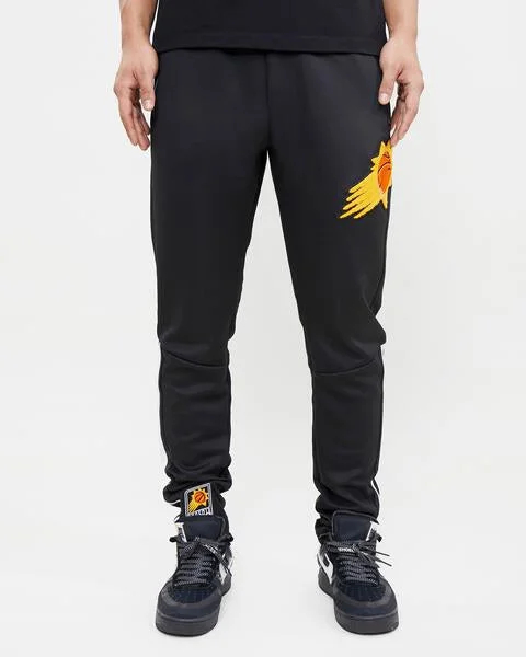 NBA PHOENIX SUNS CLASSIC MEN'S TRACK PANT (BLACK) Trendy Velvet Pants
