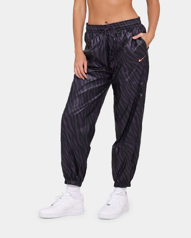 Nike Women's Nike Sportswear Icon Clash Pants Dark Raisin/Bright Mango Comfortable Jogging Pants