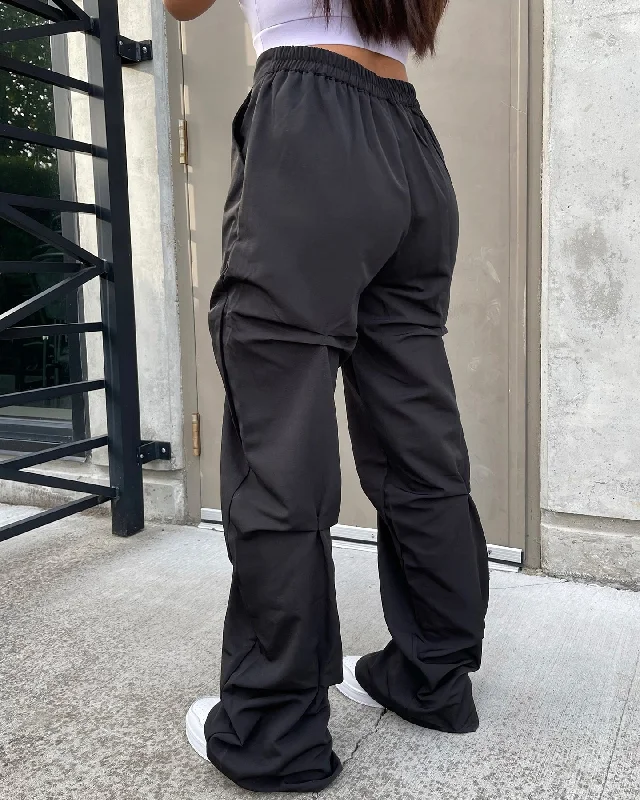 XXIII Women's Pin Wide Pant Black Wide-Legged Palazzos