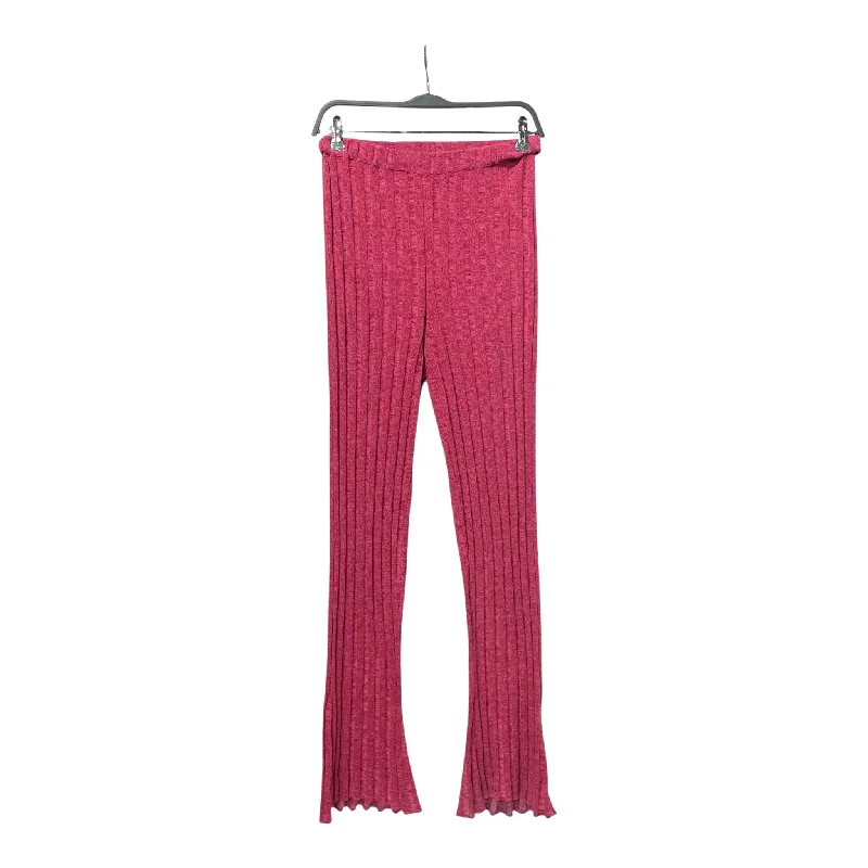 PALOMA WOOL/Wide Leg Pants/S/Cotton/PNK/High-waisted/ Classic Pleated Pants