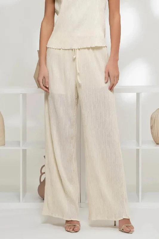Wine O' Clock Pants Relaxed Fit Trousers