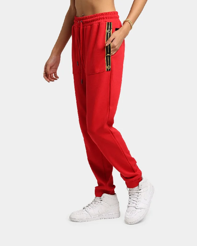 Kappa Kappa X Culture Kings Authentic Phex Track Pants Red/Gold Casual Track Pants