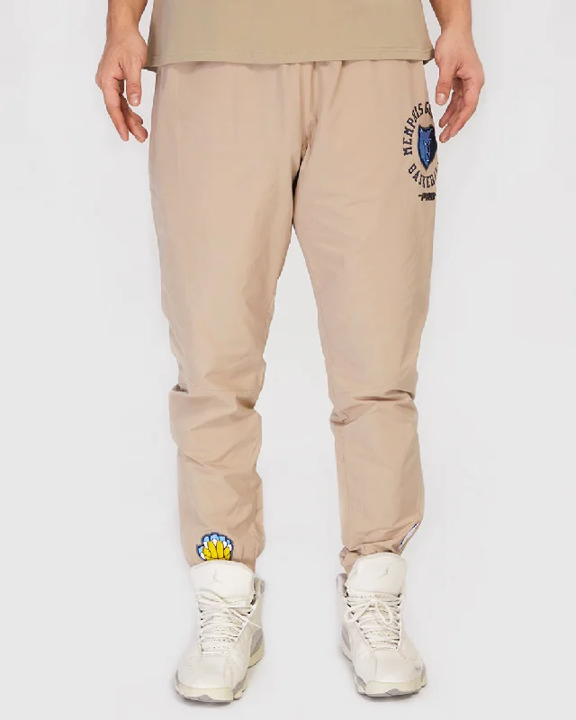 NBA MEMPHIS GRIZZLIES HYBRID MEN'S WOVEN PANT (KHAKI) Modern Bootcut Pants