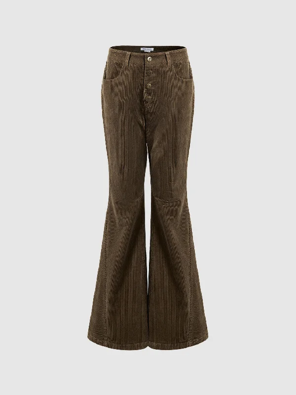 Skinny Flare Pants Classic Straight Pants