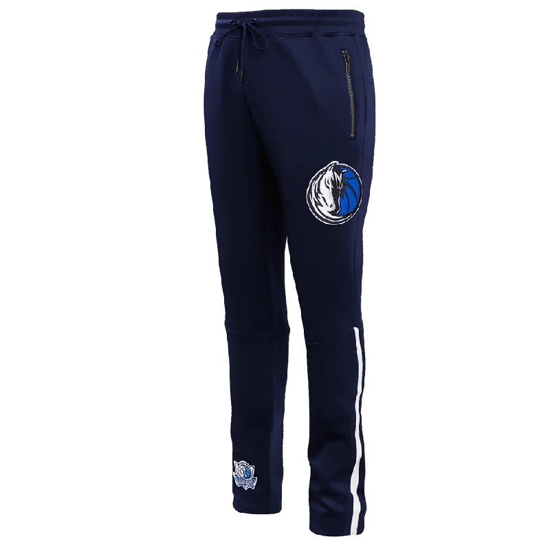 NBA DALLAS MAVERICKS CLASSIC MEN'S TRACK PANT (MIDNIGHT NAVY) Elegant High-Waist Pants