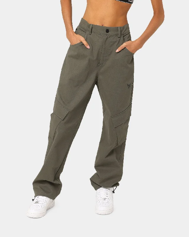 The Anti Order Para Military Cargo Pants Army Green Stylish Slim Trousers