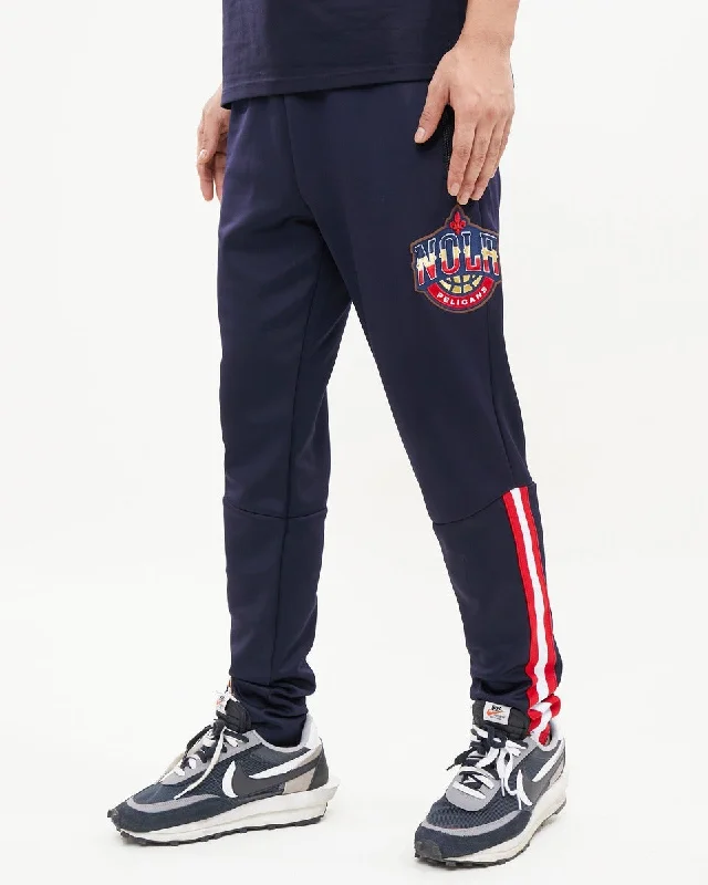 NBA NEW ORLEANS PELICANS CLASSIC MEN'S TRACK PANT (MIDNIGHT NAVY) Chic Slim Fit Pants NBA NEW ORLEANS PELICANS CLASSIC MEN'S TRACK PANT (MIDNIGHT NAVY) Chic Slim Fit Pants