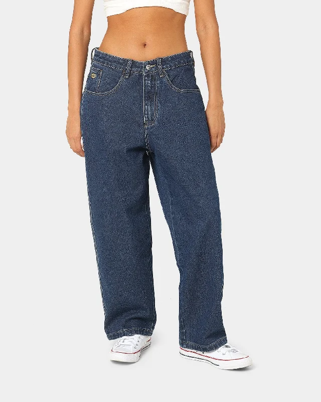 X-Large Bull Denim 91 Wide Leg Pants Blue Formal Stretch Pants