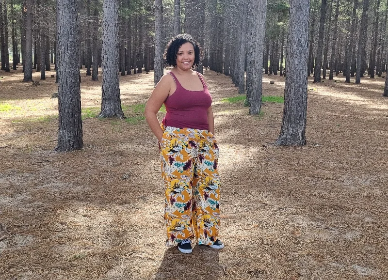 PDF Pattern - Waratah Wide Leg Pants - Adult | Waves & Wild Cozy Lounge Pants