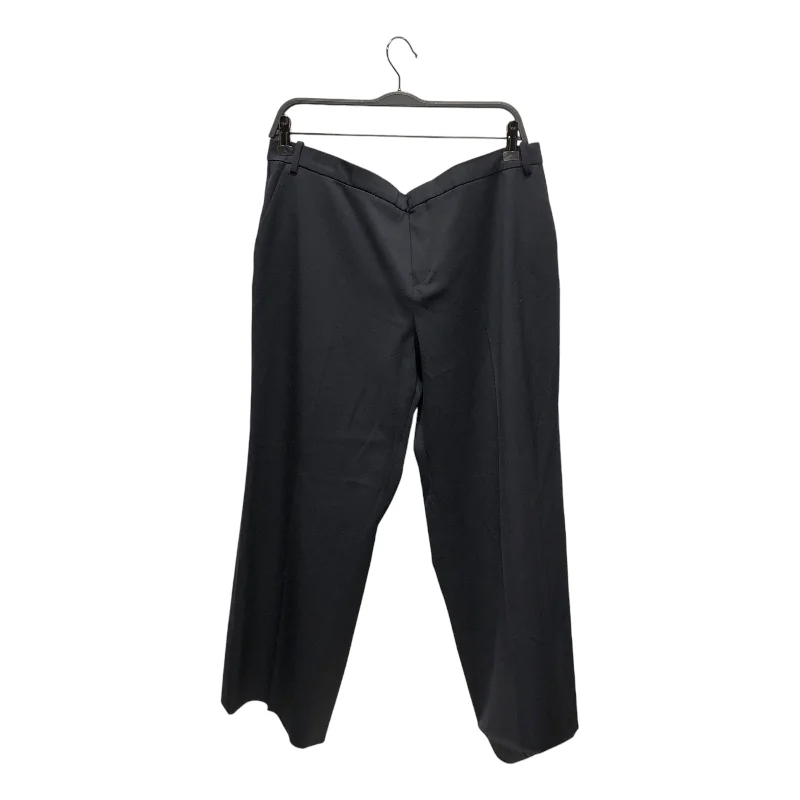 BALENCIAGA/Wide Leg Pants/42/Cotton/NVY/ Classic Flared Pants