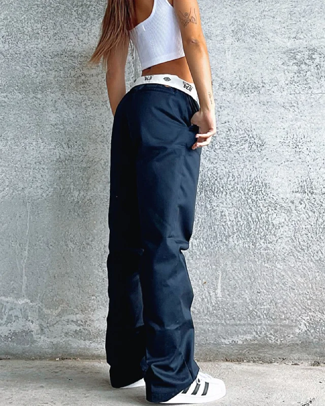Dickies Original 874 Work Pants Dark Navy Elegant Trouser Pants