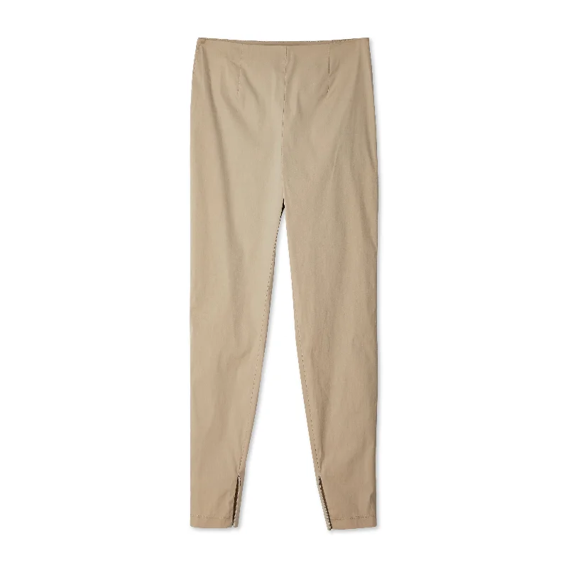 Prada - Women's Poplin Pants - (Limestone) Casual Track Pants