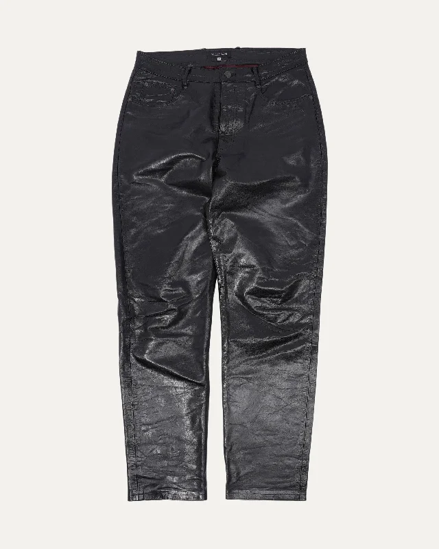 Leather Pants Modern Bootcut Pants