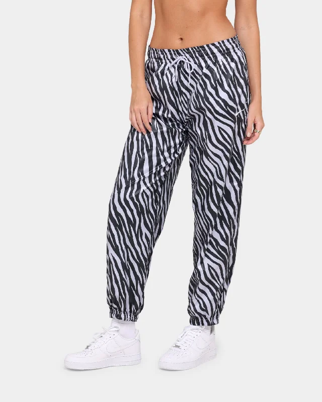 Nike Women's Nike Sportswear Icon Clash Pants Purple Chalk/White Fashionable Tapered Leg Pants