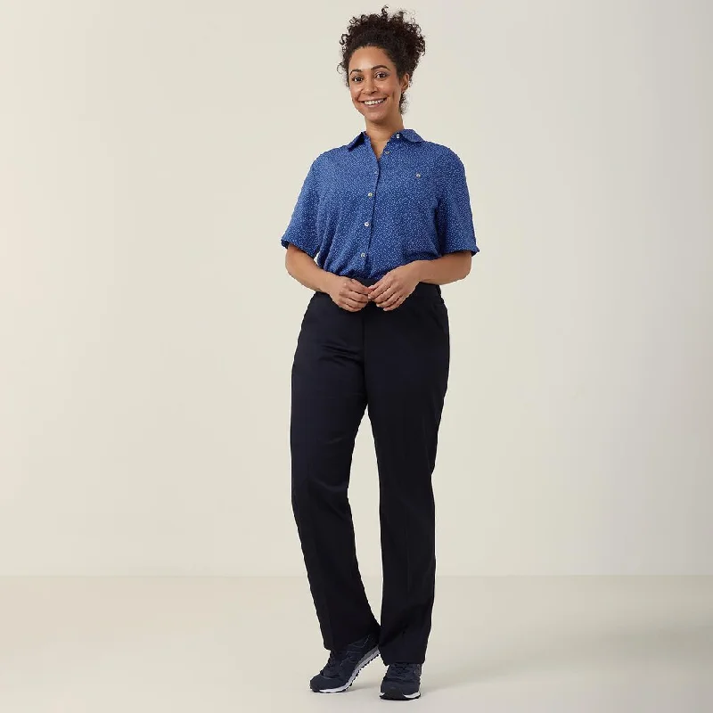 NNT Uniforms Poly Viscose Stretch Twill Secret Waist Pant (CAT3CA) Classic Bootcut Trousers