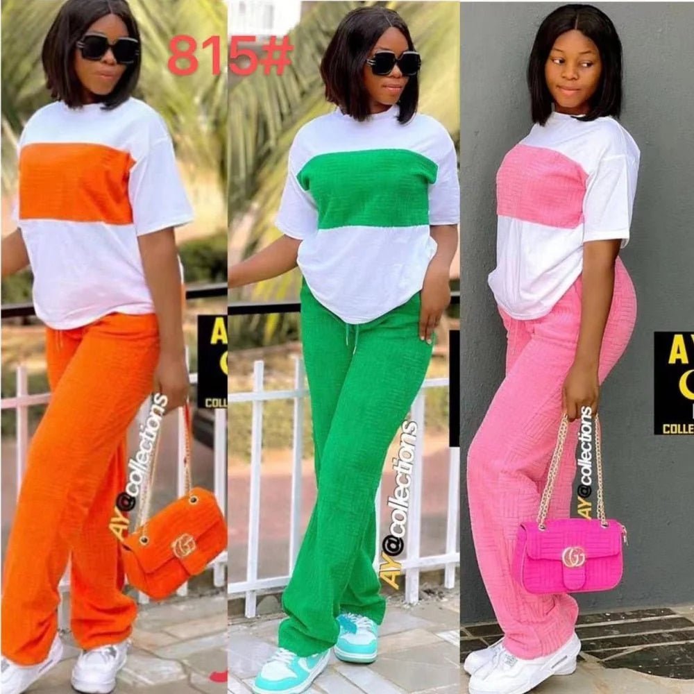 Upgrade Your Style with our 2PC Dashiki - Short Sleeve Top and Pants Suit Fashionable Jogger Pants Upgrade Your Style with our 2PC Dashiki - Short Sleeve Top and Pants Suit Fashionable Jogger Pants