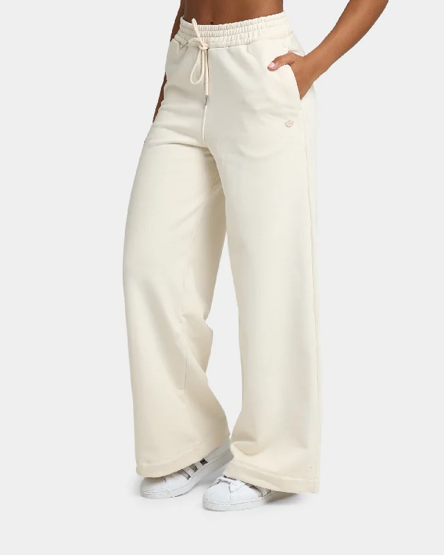 Adidas Women's Wide Leg Pants Non-dye Comfortable Jogger Trousers