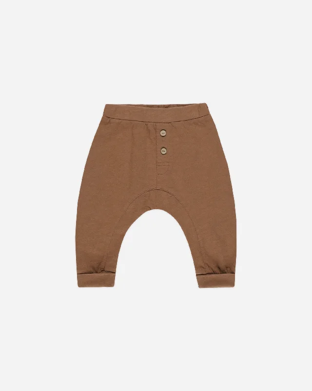 Baby Cru Pant || Saddle High-Waist Jogger Pants