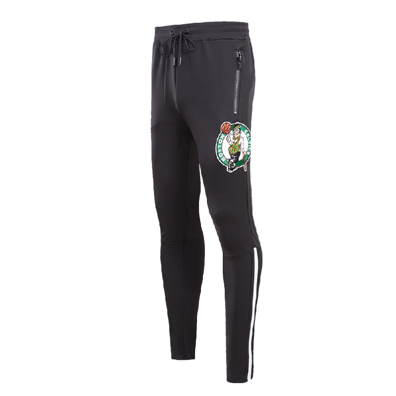 NBA BOSTON CELTICS CLASSIC MEN'S DK TRACK PANT (BLACK) Soft Stretch Trousers