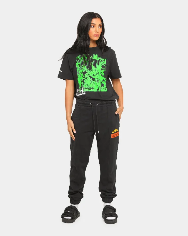 Heron Preston Logo Sweat Pant Black Chic Black Leggings