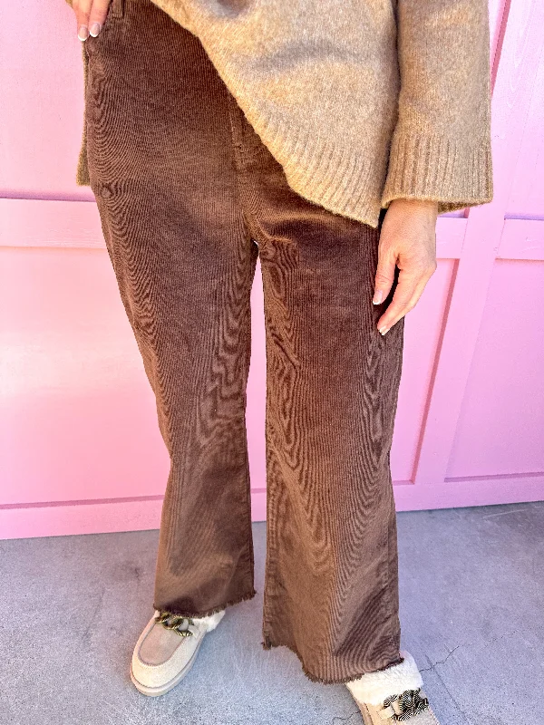 It's Your Day Pants - Coffee Stylish Casual Pants