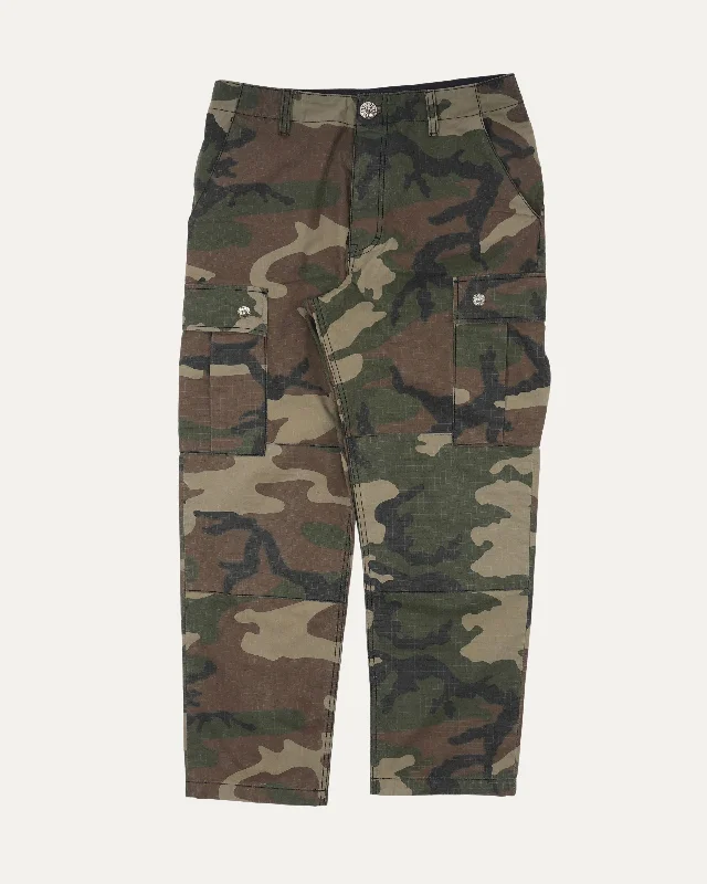 Camouflage Cargo Pants Classic Cropped Pants