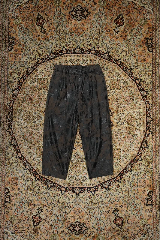 Sasquatchfabrix. "URUSHI" EASY PANTS (BLACK) Soft Stretch Pants