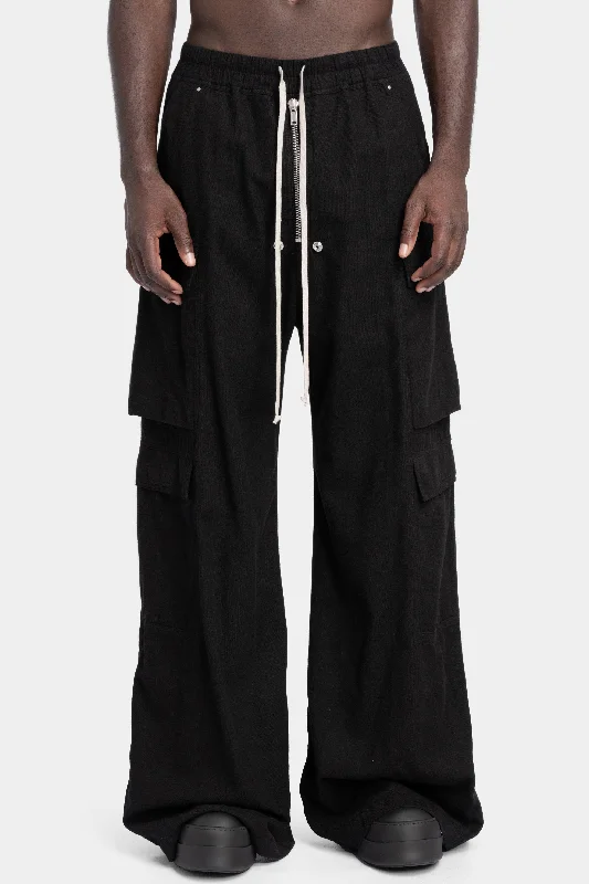 Double cargo jumbo belas pants Wide-Legged Palazzos