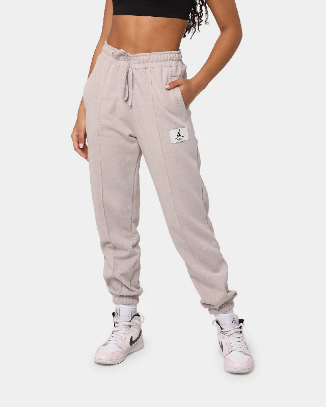Jordan Women's Essential Fleece Pants Moon Particle Casual Wide Pants