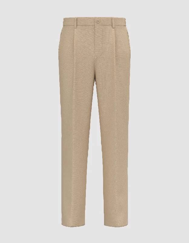 Tailored Wide-Leg Pants High-Waist Jeans