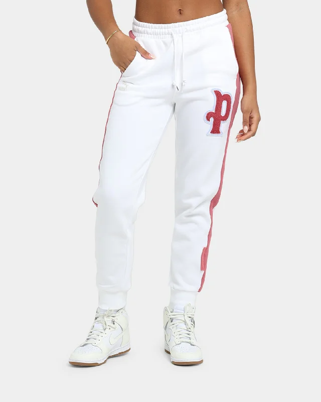 PUMA Women's Team Sweat Pants Puma White Cozy Maternity Pants