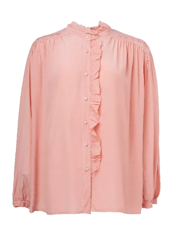 Blouse C100173 Pink Boho Chic Blouse