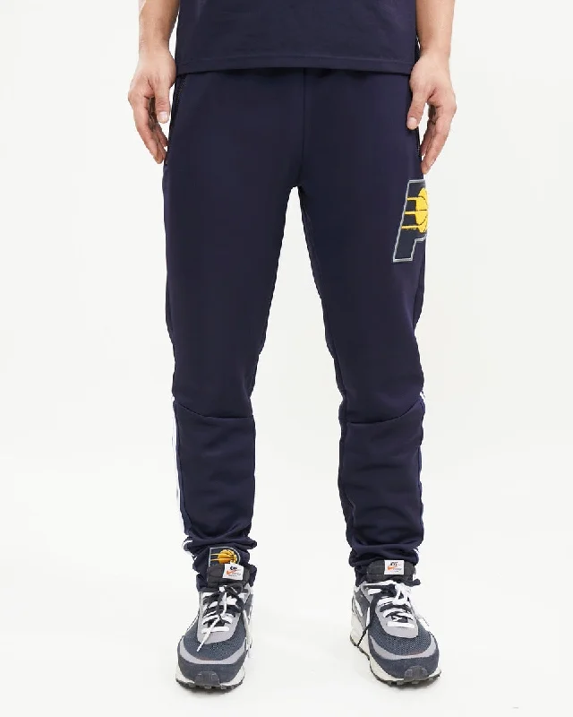 NBA INDIANA PACERS CLASSIC MEN'S TRACK PANT (MIDNIGHT NAVY) Trendy Printed Leggings