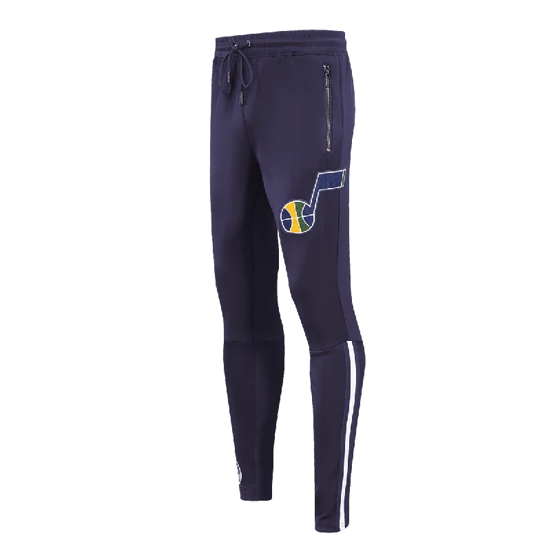 NBA UTAH JAZZ CLASSIC MEN'S TRACK PANT (MIDNIGHT NAVY) Relaxed High-Waist Trousers