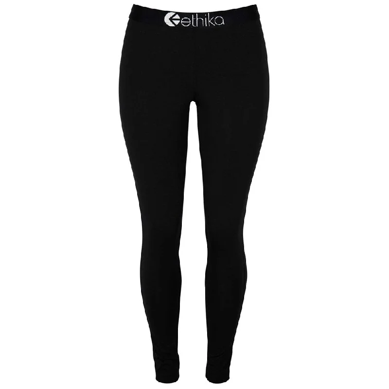 Ethika Midnight Black Lounge Pants Classic Stretch Pants
