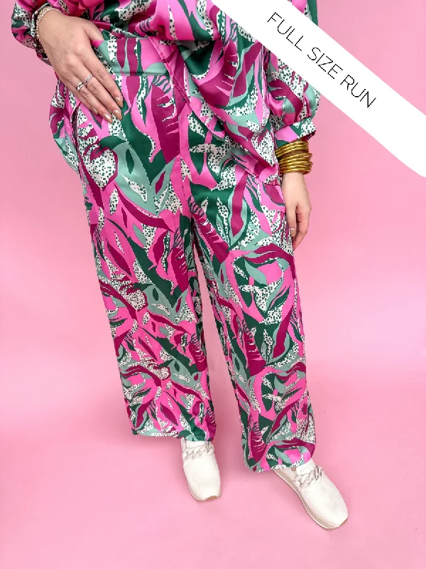 ADRIENNE | Cora Pants - Enchanted Forest Formal Dress Pants