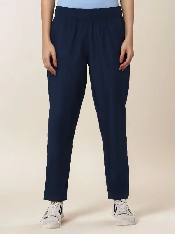 Nayla Polyester Track Pant Comfortable Denim Pants