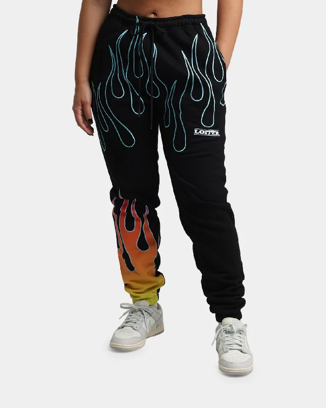 Loiter Combat Track Pants Black Soft Wool Pants