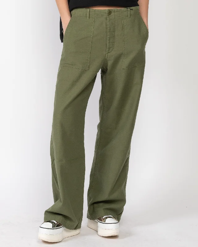 Wide Leg Utility Pants Classic Cropped Pants
