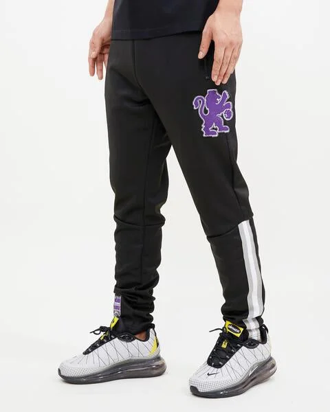 NBA SACRAMENTO KINGS CLASSIC MEN'S TRACK PANT (BLACK) Comfortable Cargo Pants