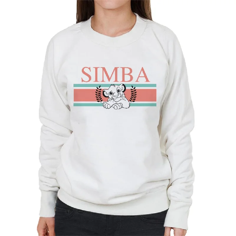 Disney Simba Leaf The Lion King Women's Sweatshirt Hoodie with Full-Zip Functional Layering