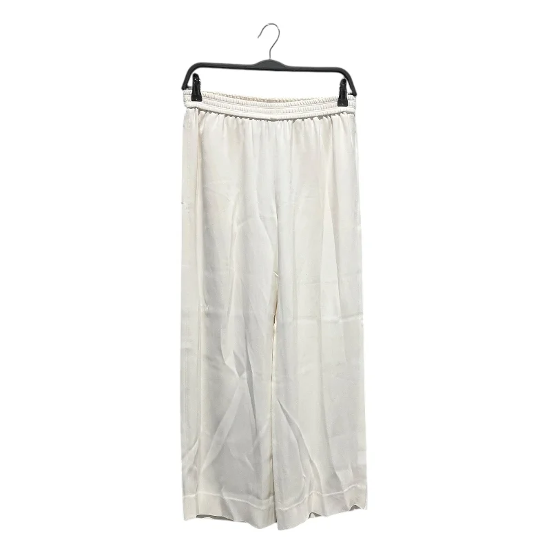 Helmut Lang/Bottoms/S/Silk/WHT/Silk Wide Leg Pant Comfortable Cargo Pants