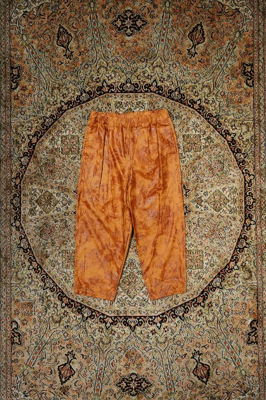 Sasquatchfabrix. "URUSHI" EASY PANTS (BROWN) Stretch Fit Pants